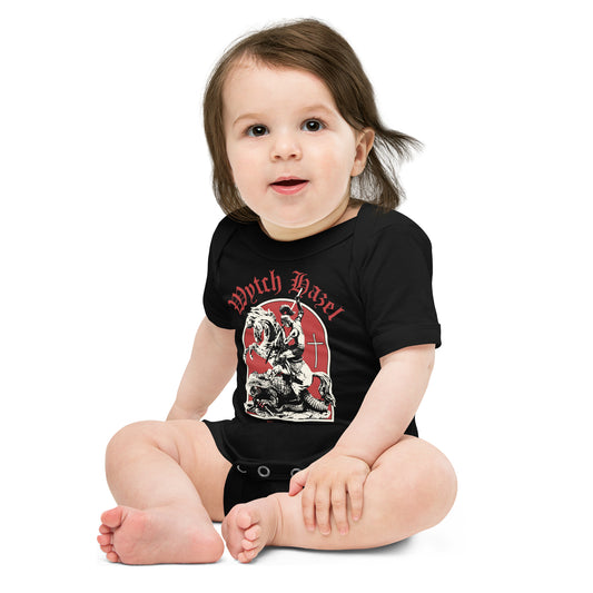 'We Will Be Strong' short sleeve baby grow/one piece