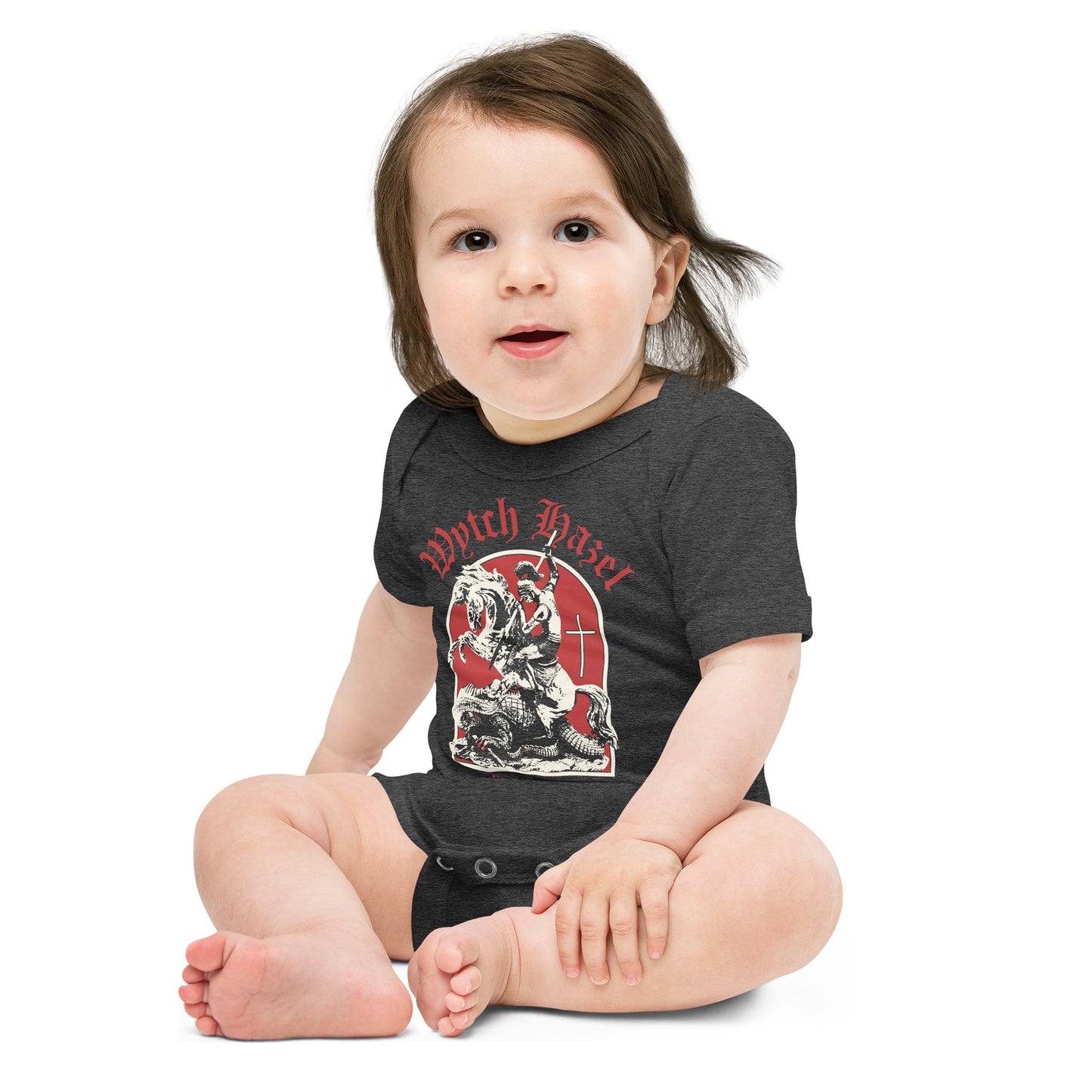 'We Will Be Strong' short sleeve baby grow/one piece
