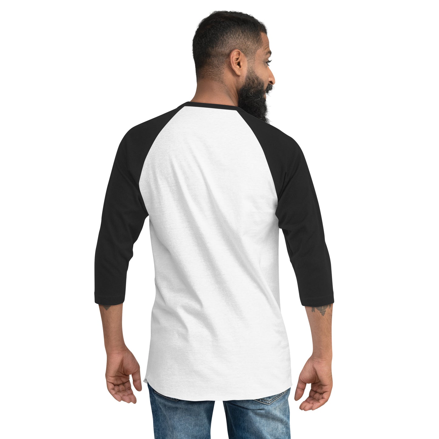 'Surrender' 3/4 sleeve Raglan baseball T-shirt (unisex)